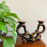 Ceramic candle holder S.R. Bonome