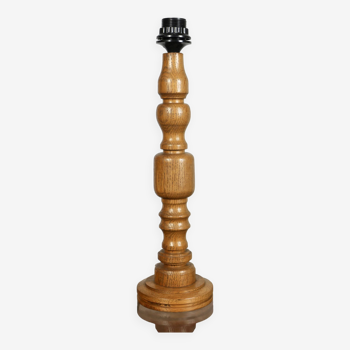 Scandinavian oak lamp base