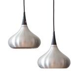 Paire de 2 lampes danoises Orient par Jo Hammerborg, Fog og Morup, 1963
