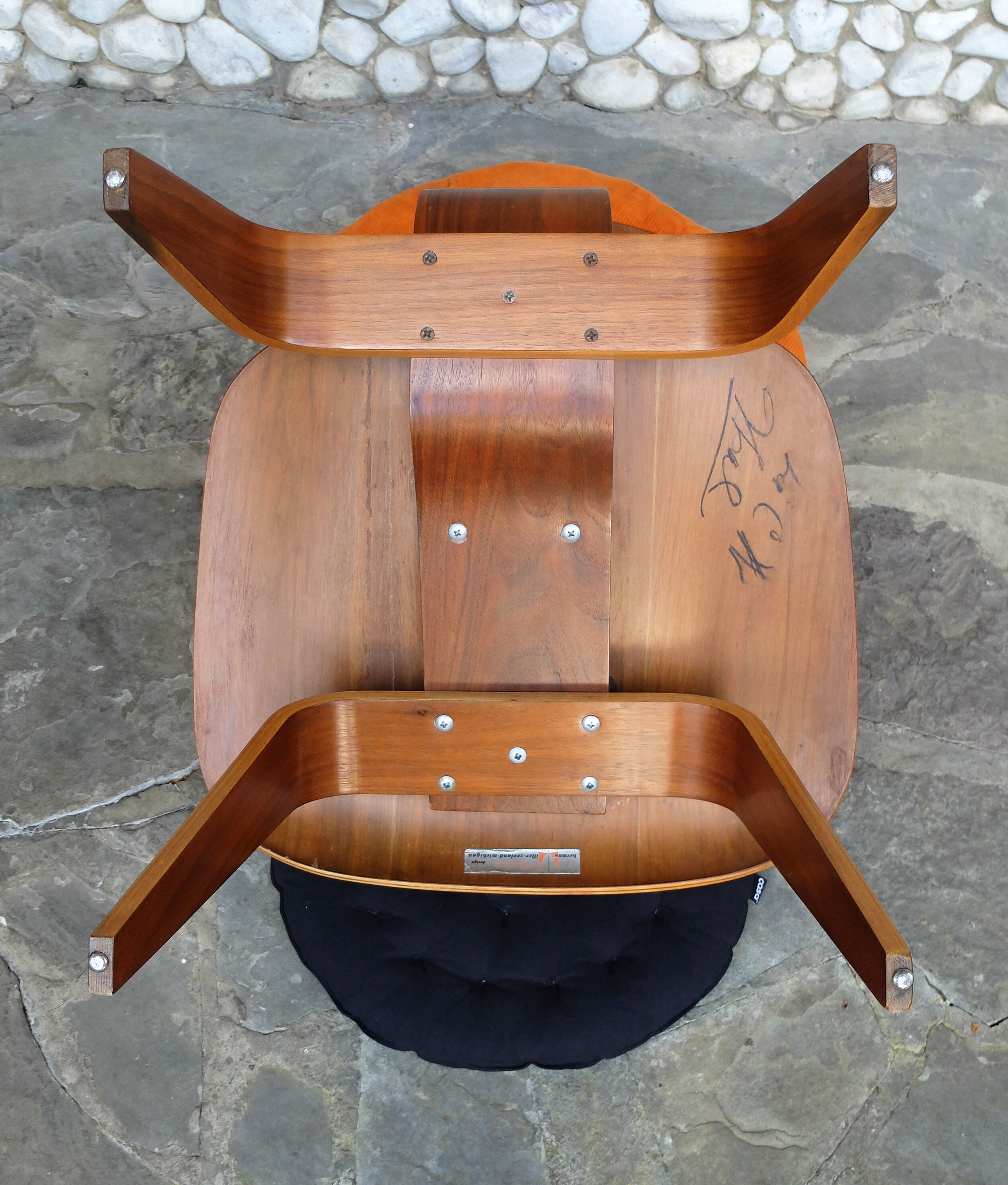 LCW Lounge Chair Walnut by Charles and Ray Eames for Evans / Herman Miller, 1948-49