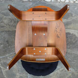 LCW Lounge Chair Walnut by Charles and Ray Eames for Evans / Herman Miller, 1948-49