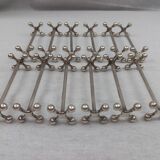 Christofle - 12 ball knife holder 8.5 cm silver metal perfect condition