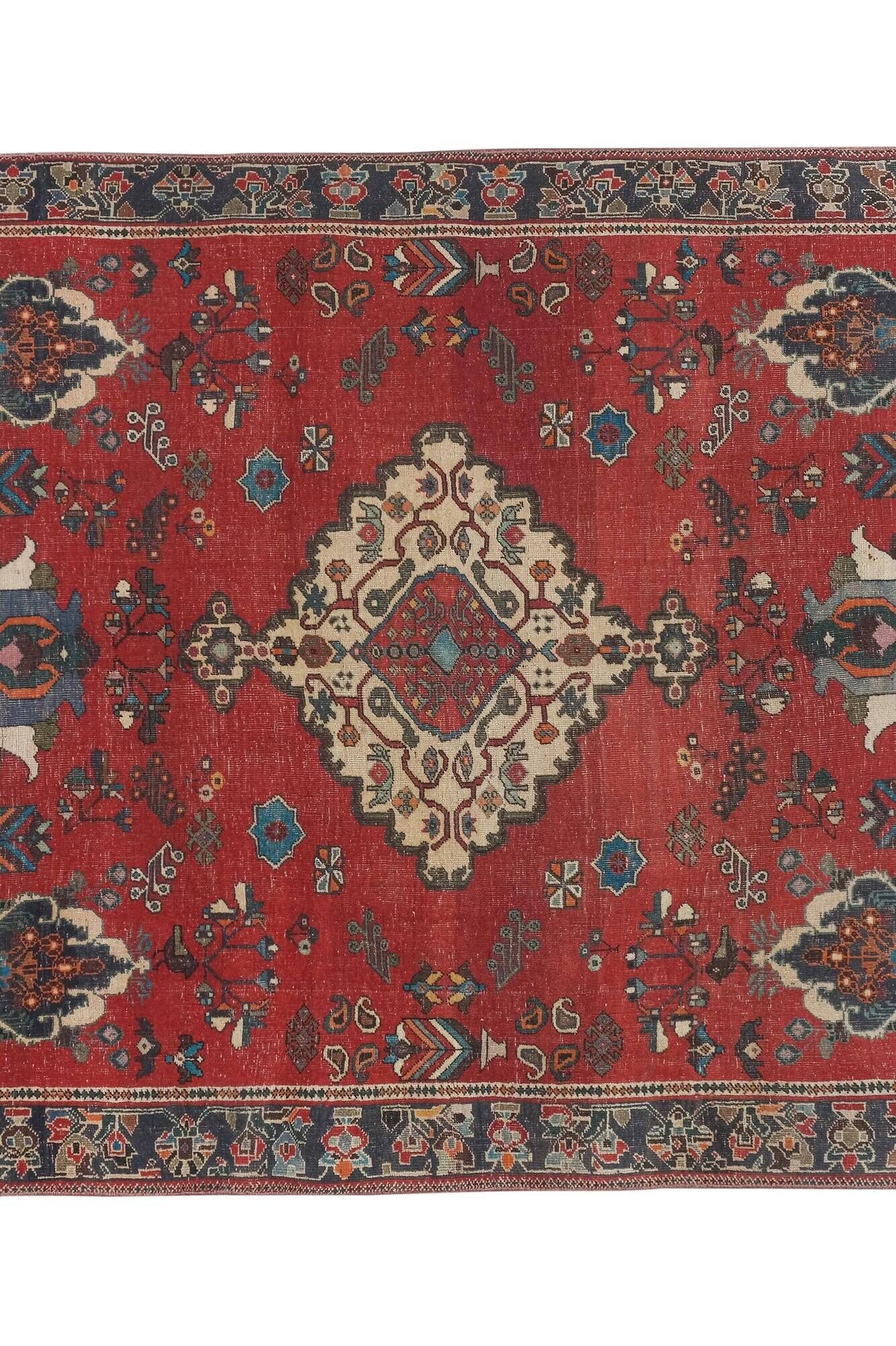 Vintage Turkish Oushak rug 170x215 cm