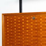 Rare Poul Cadovius standing wall-unit with bar (Denmark, 1960s).