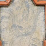 Folk art painted bridal armoire