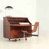 Rosewood secretary by Gianfranco Frattini for Bernini, Italy.