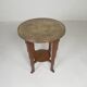 Art Deco table with brass top, Amsterdam School, 1930s