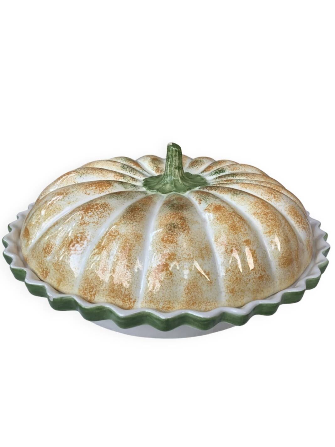 Pumpkin slushie dish