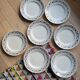 Lot de 7 assiettes Orchies Moulin des Loups et Hamage