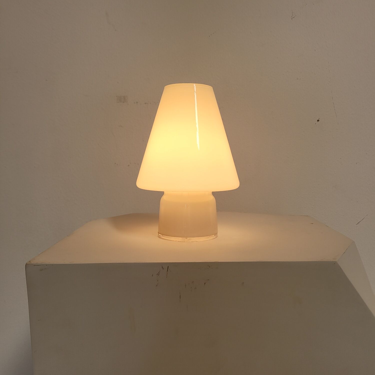 Alessandro Mendini Artemide Bibi glass table lamp