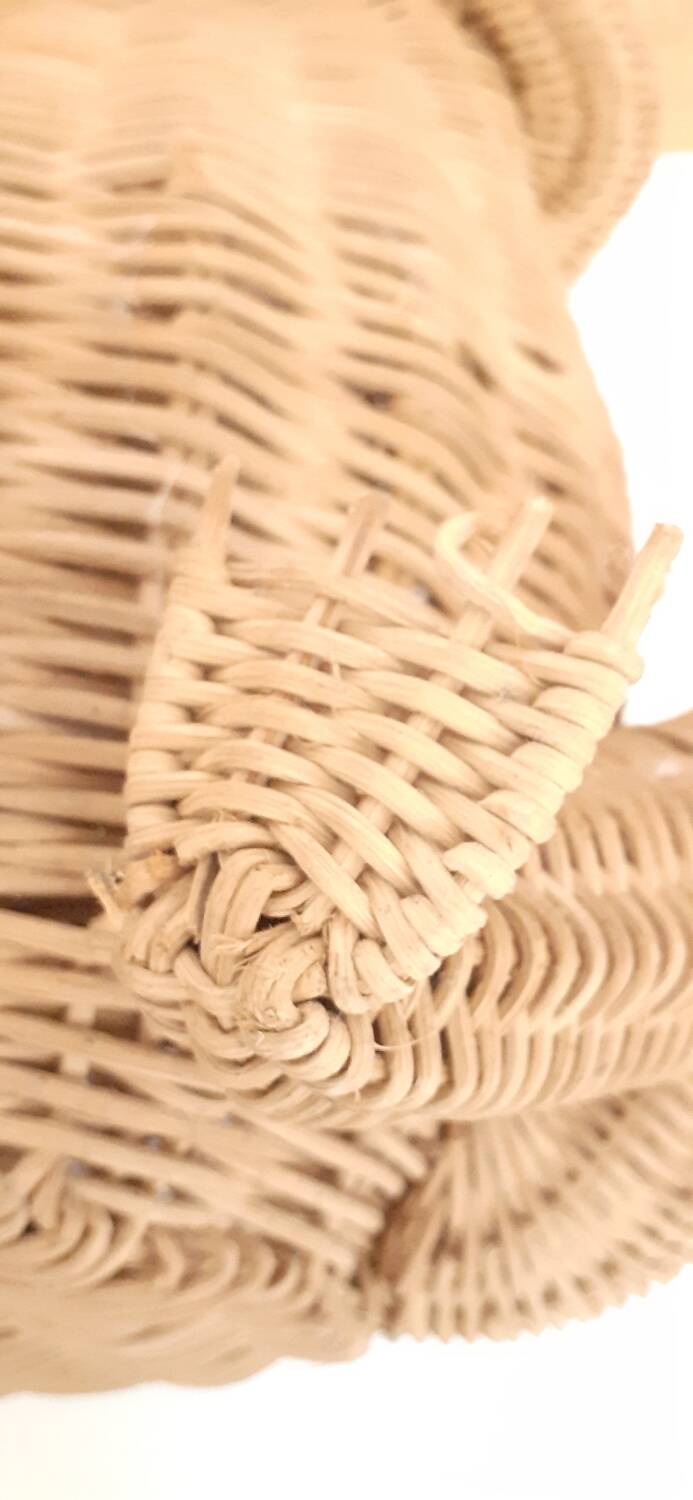 Rattan frog Olivier Cajan, 1970