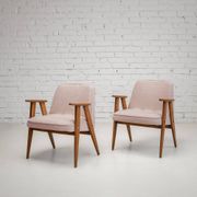 Fauteuil Chierowski 366 Vintage Restauré Mid-Century Moderne