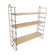 Extended  3 levels gold metal. 59 Width (cm): 68Hauteur (cm)