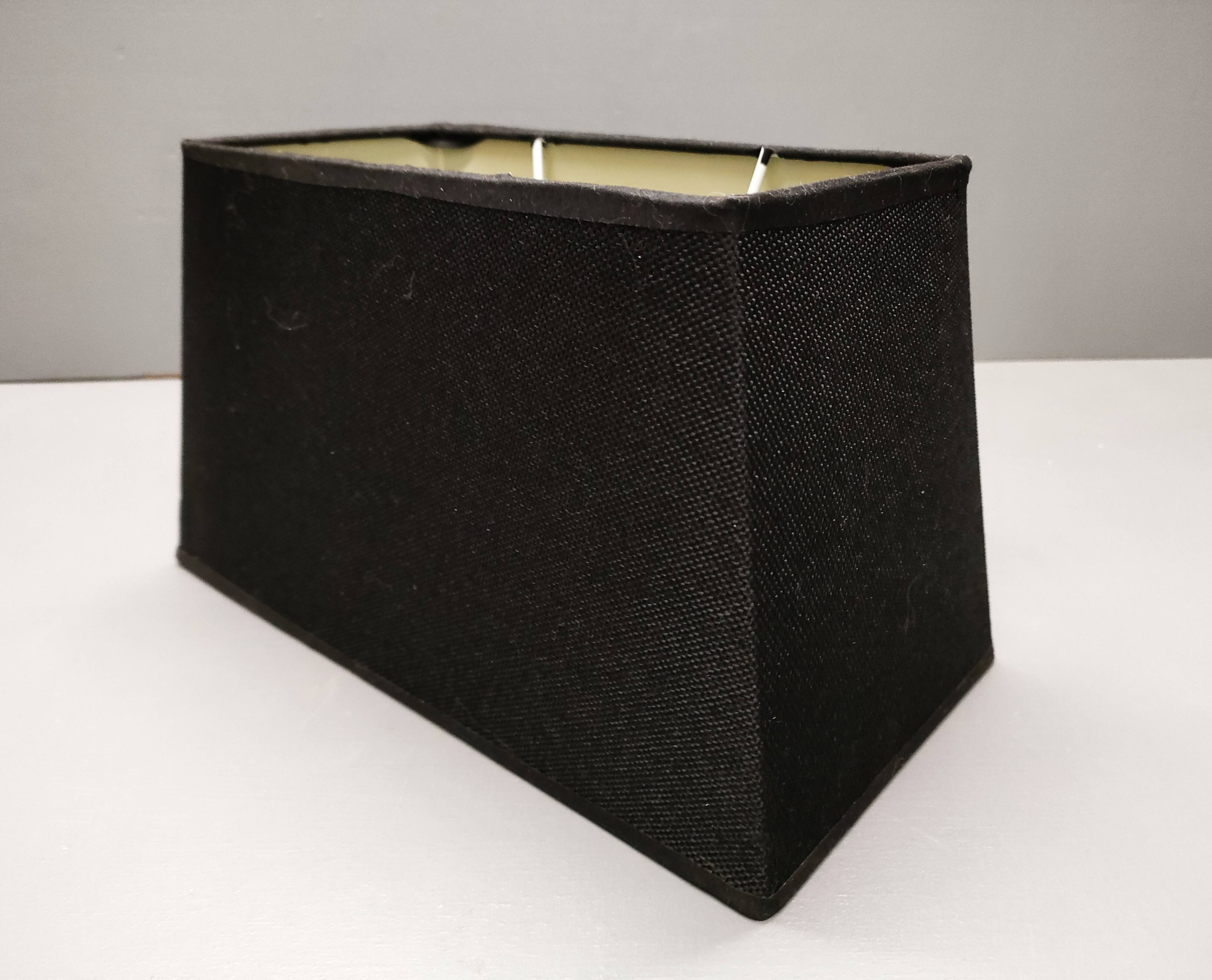 Druline ~ contemporary living room lamp ceramic silver black shade