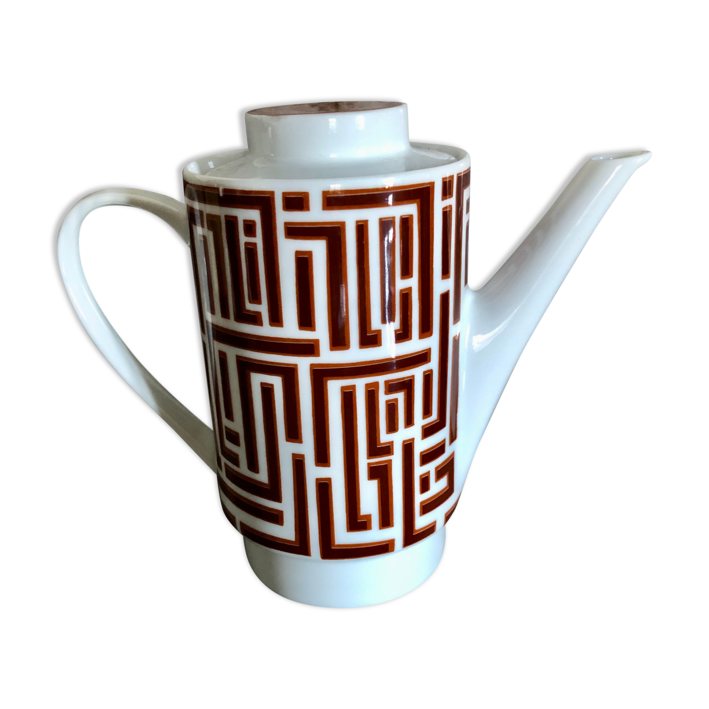 Vintage earthenware teapot