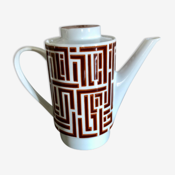 Vintage earthenware teapot