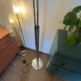 Chrome tripod floor lamp with vintage balls