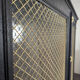 Blackened wooden bookcase display case from the Napoleon III period