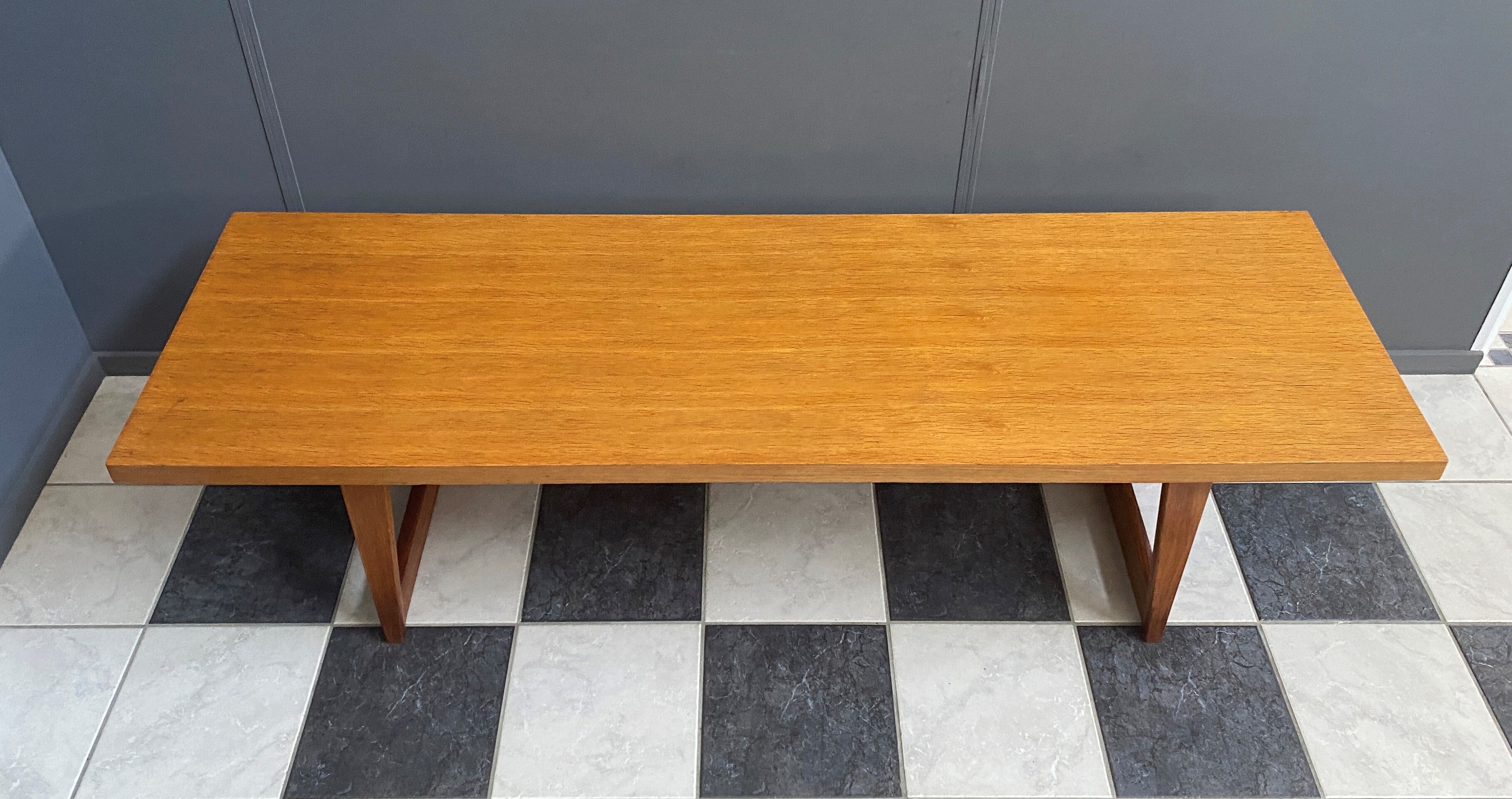 Oak coffee table 1960s