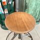 Metal and wood adjustable workshop stool