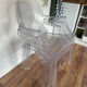 3 fauteuils style Kartell Louis Ghost transparents – Philippe Starck