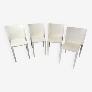 4 chaises des années 80 du designer Philippe Starck
