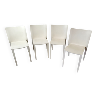 4 chairs from the 80s by designer Philippe Starck