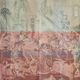 French wall tapestry Gobelin Tapestry "Jolly Men" "After Rembrandt"