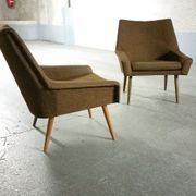 Chairs Danish 50s design structured low lines