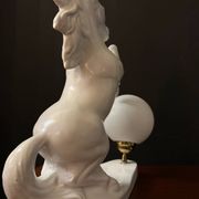 White horse lamp from the 1970s.