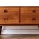 Chest of drawers, teak sideboard