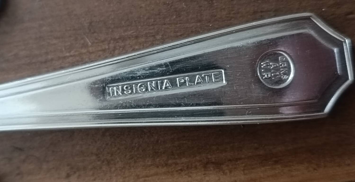 6 fourchettes monogramme M