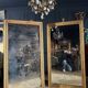 Paire De Miroirs Du Début Du XIXe En Bois Doré De Style Louis XVI