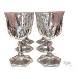 6 Arques crystal wine glasses, Chaumont model, 12.5cm