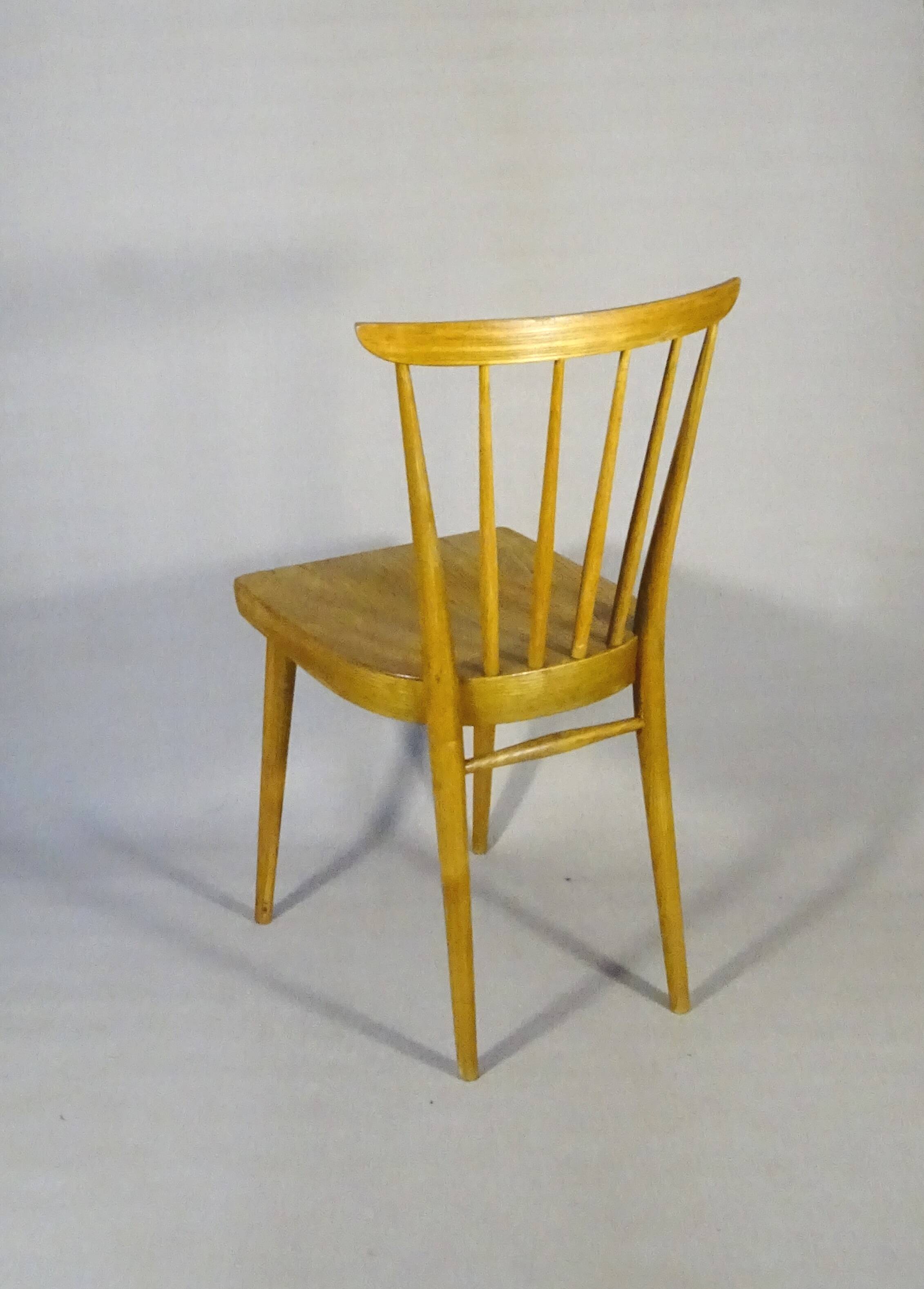 Scandinavian chair by Baumann 1975 light bistro.