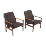 Pair of vintage armchair designed by Cor Bontenbal for Fristho in the 60s