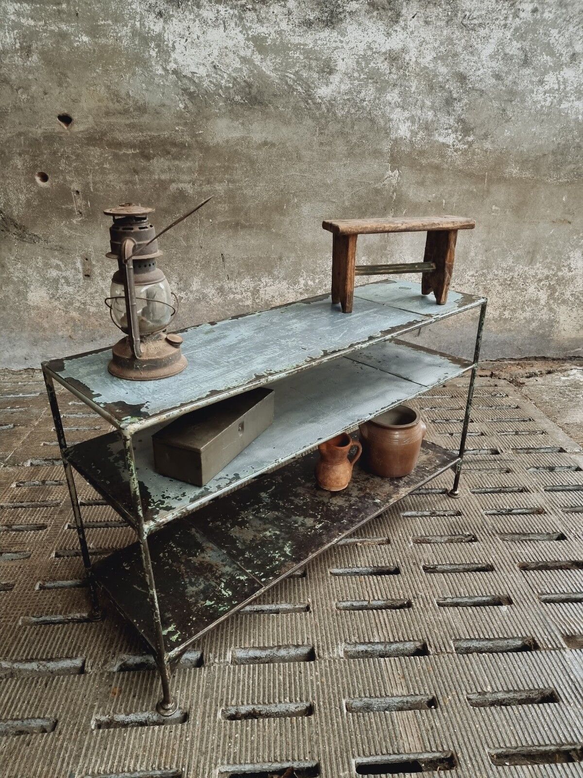 Industrial shelving unit rack or room divider