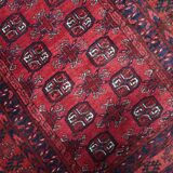 Handmade vintage Afghan Ersari runner 108cm x 282cm, 1960s