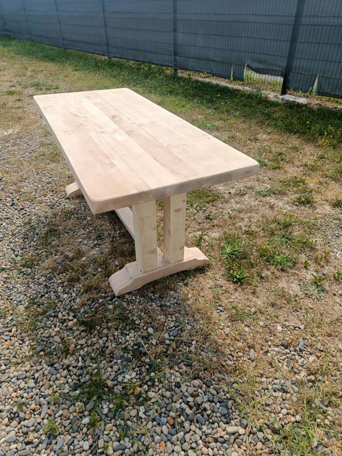 Monastery-style dining table