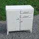 Parisian sideboard with white patina from the 1950s