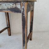 Patinated coffee farmhouse table
