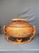 Ancient Box Casserole Soup Tureen Carved Dish Wood Lizard Asia Oceania