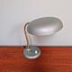Lampe de bureau articulée en métal laqué gris/bleu, style Bauhaus, années 1930-40