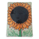 Sunflower enamel plaque