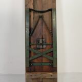 Folding bench, terrace bench, 216 cm long, 1960s