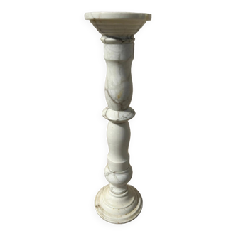 Luminous marble column