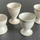 4 antique ceramic egg cups