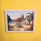 Vintage Mediterranean Painting signed C. Beaufort