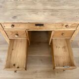 Solid wood desk