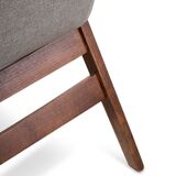 Armchair and footrest
